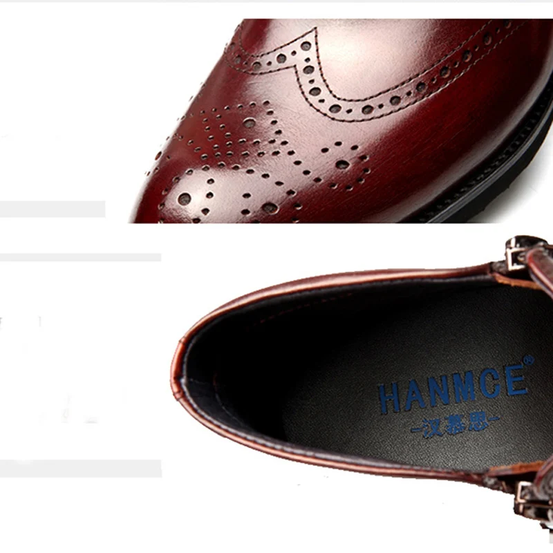 Популярная обувь в европейском и американском стиле Мужская из натуральной кожи