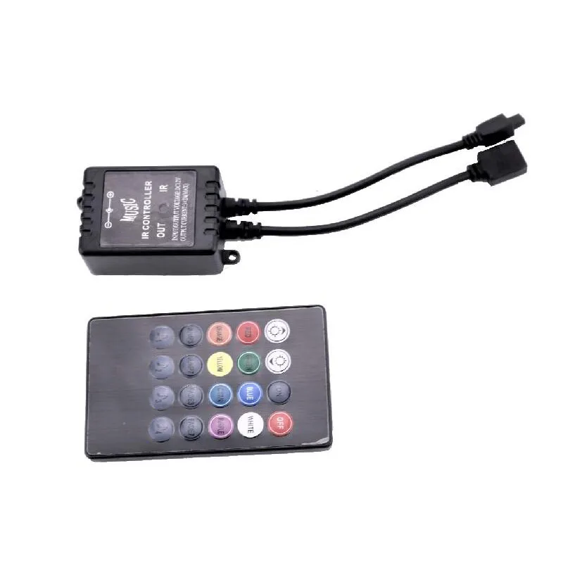 Лента светодиодная RGB SMD5050 60 светодиодов/м 20 клавиш 12 В переменного