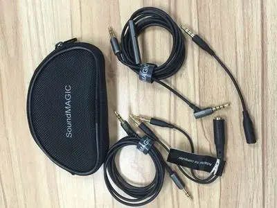 Складная плоская Soundmagic P55 провод для гарнитуры управления динамическими наушниками металлический каркас сменный кабель дизайн