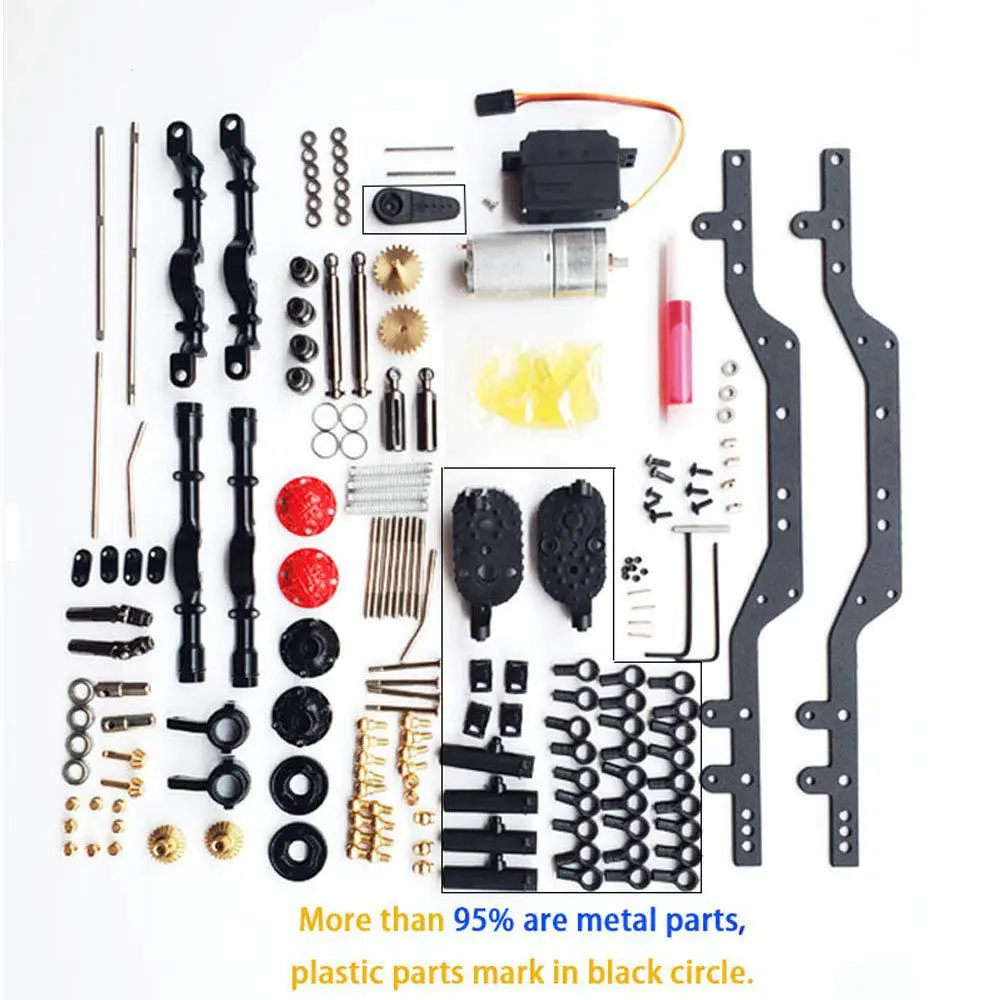 WPL C34KM 1/16 Metal Edition Kit 4WD 2,4G Buggy Crawler внедорожный Радиоуправляемый автомобиль 2CH модели транспортных средств с головной светильник