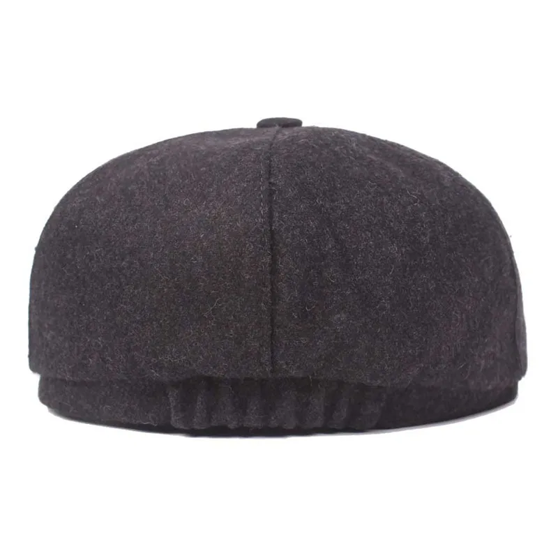 

SILOQIN Elastically Adjustable Size Men's Hats Simple Retro Beret Tongue Caps For Men Sombrero De Hombre Winter Warm Dad's Cap