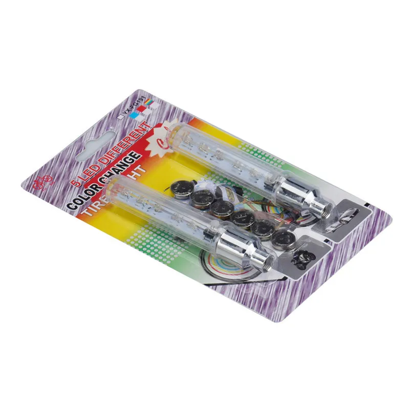 2 шт. 5 светодиодный фонарь для велосипеда мотоцикла автомобиля велосипедные шины