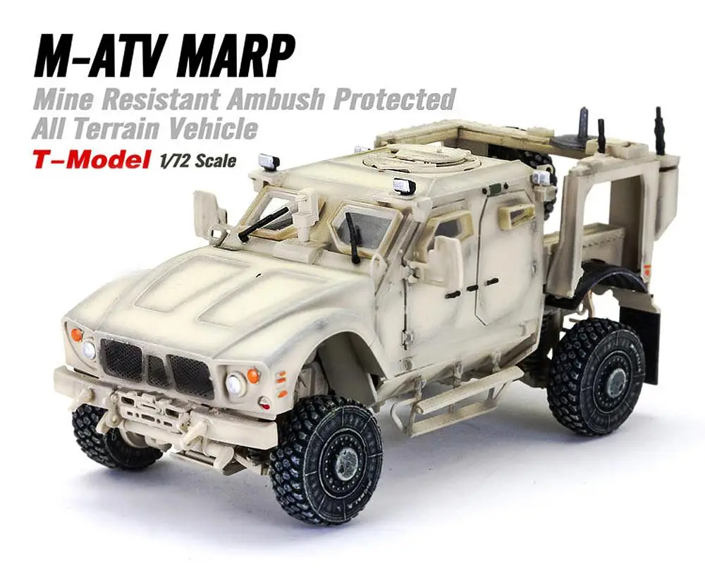 M-ATV Противоминная засада защищенная вездеходная машина 1/72 модель бронированного