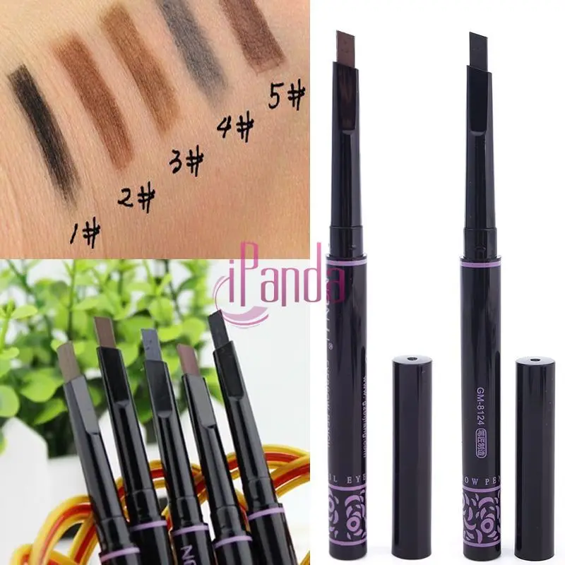 Waterproof Eyebrow Pencil Liner Powder Makeup Beauty Nature Rotating Square Pen#67300