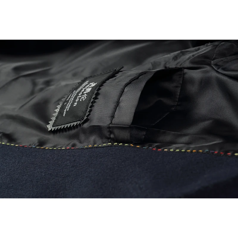 Enjeolon Brand Men Casual X- Long Wool &amp Blend Jacket Male Single Breasted Woolen Coats Outwear Windbreaker Plus Size WT0811 | Мужская