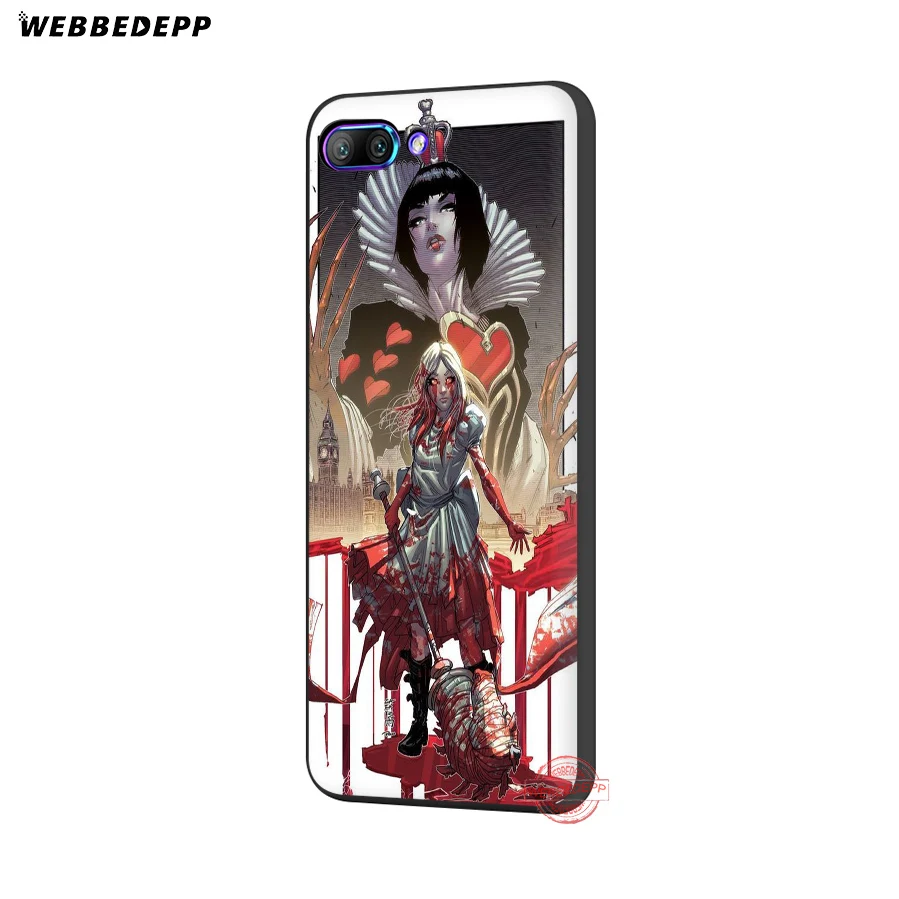 WEBBEDEPP алиса безумие возвращает мягкий чехол для Honor 20 10 9 9X 8 Lite 8C 8X 7X 7C 7A 3 гб 6A Pro View |