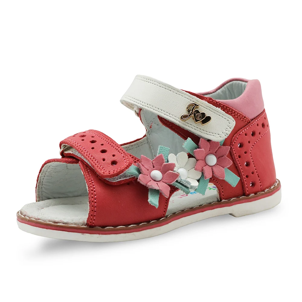 Apakowa/весенне летние сандалии из натуральной кожи для девочек детская обувь