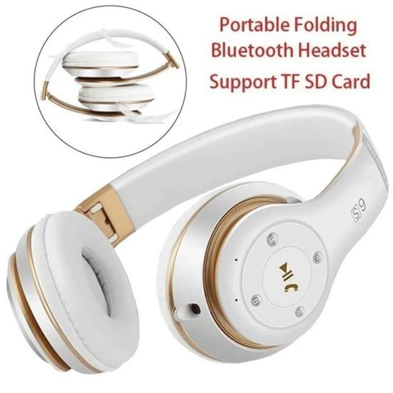 6S Bluetooth аудио наушники беспроводные HIFI шлем Аудио Bluetooth наушники стерео бас встроенный микрофон Сабвуфер гарнитура fone