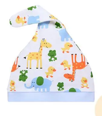 Soft Infant Baby Knotted Head Cap Prints Hats Suitable For 0-12 Month Cotton Breathable Hat | Детская одежда и обувь