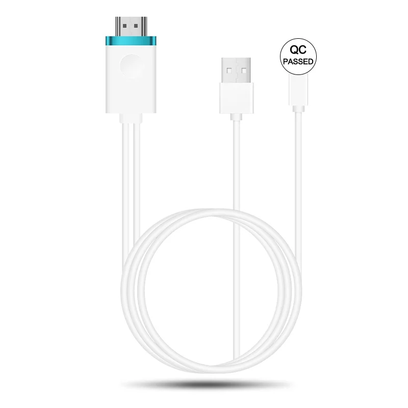 Mirascreen LD8X ТВ адаптер 2 м 8pin tv Stick 4G 1080 P Full HD HMDI ключ поддержка Miracast Airplay DLNA Play для