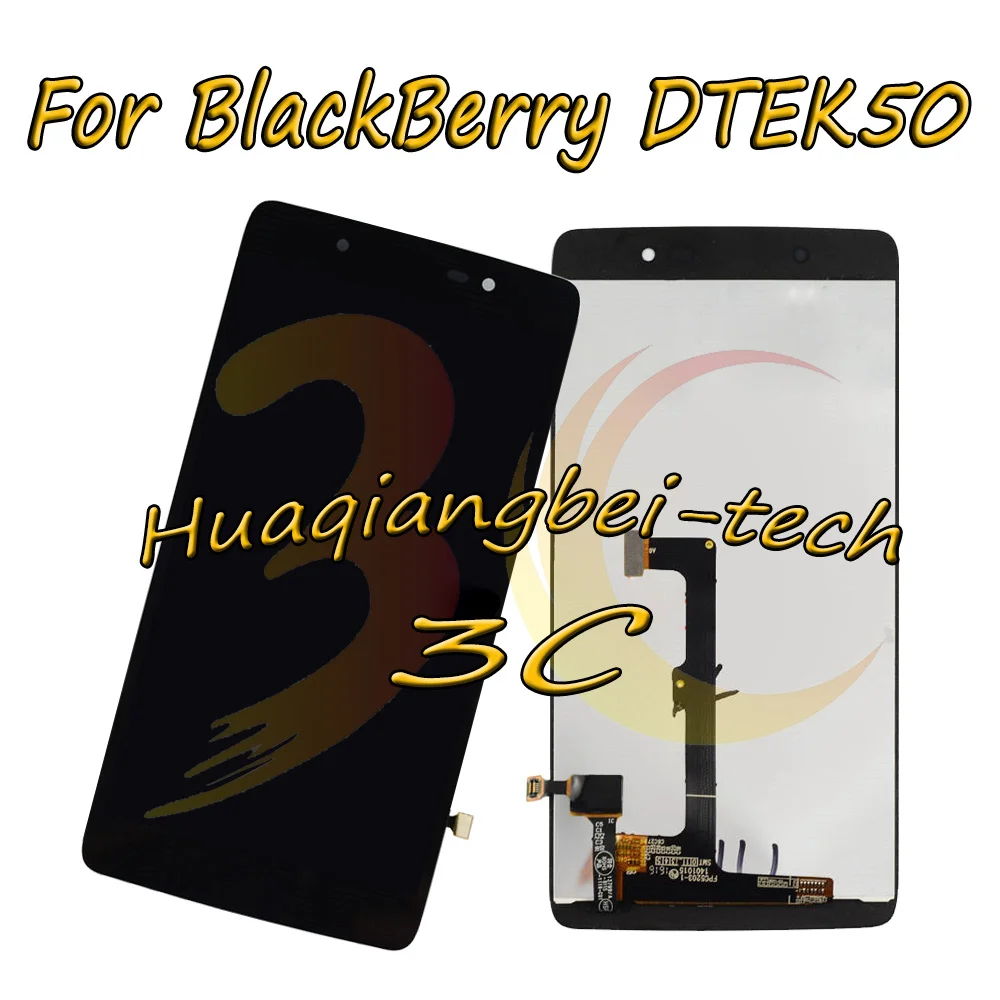5.2'' New For RIM BlackBerry DTEK50 STH100-1 / Neon STH100-2 Full LCD DIsplay + Touch Screen Digitizer Assembly Frame Cover |