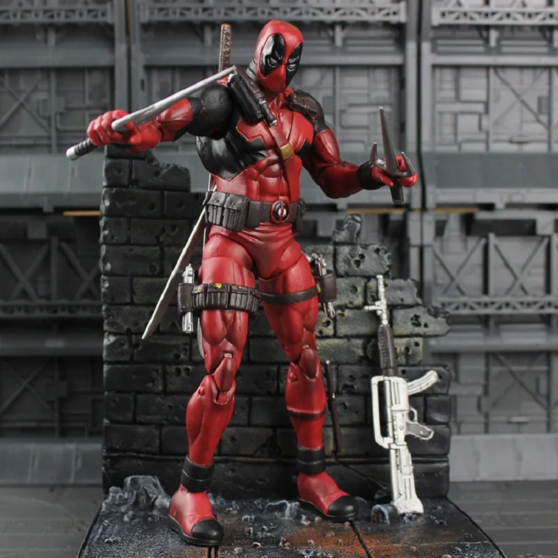 20 см Marvel Дэдпул с различной крутой позой ПВХ фигурка игрушка X-man дисплей