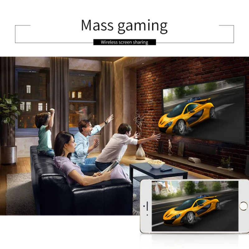 1080P HD 2 4G Wifi TV Stick беспроводной HDMI ключ Miracast Airplay DLNA экран Mirroring Дисплей