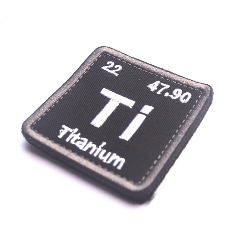 Титановая Военная Тактическая Боевая нашивка 5*5 см армейская нарукавная повязка