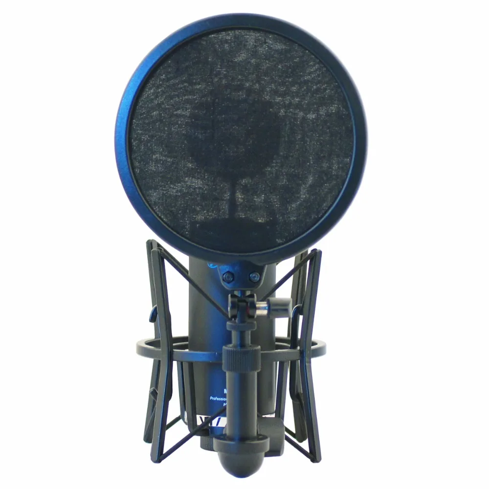 Профессиональный конденсаторный микрофон Alctron mc1500 для записи с попфильтром и