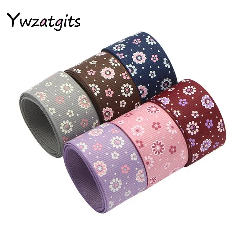 Ywzatgits 6 ярдов мульти вариант корсажная/атласная/органза ленты DIY Hairbow ленты аксессуары Швейные принадлежности YT0201 - Цвет: 040054296  25mm