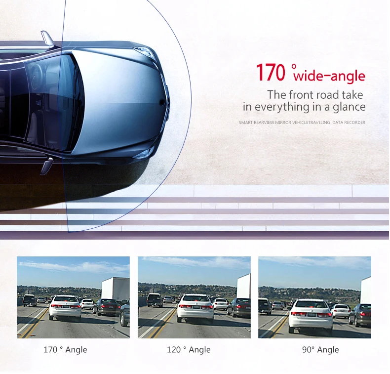 Зеркало видеорегистратор с камерой заднего вида 16 ГБ 7 дюймов Full HD 4 P|car dvr|android 4.4 car