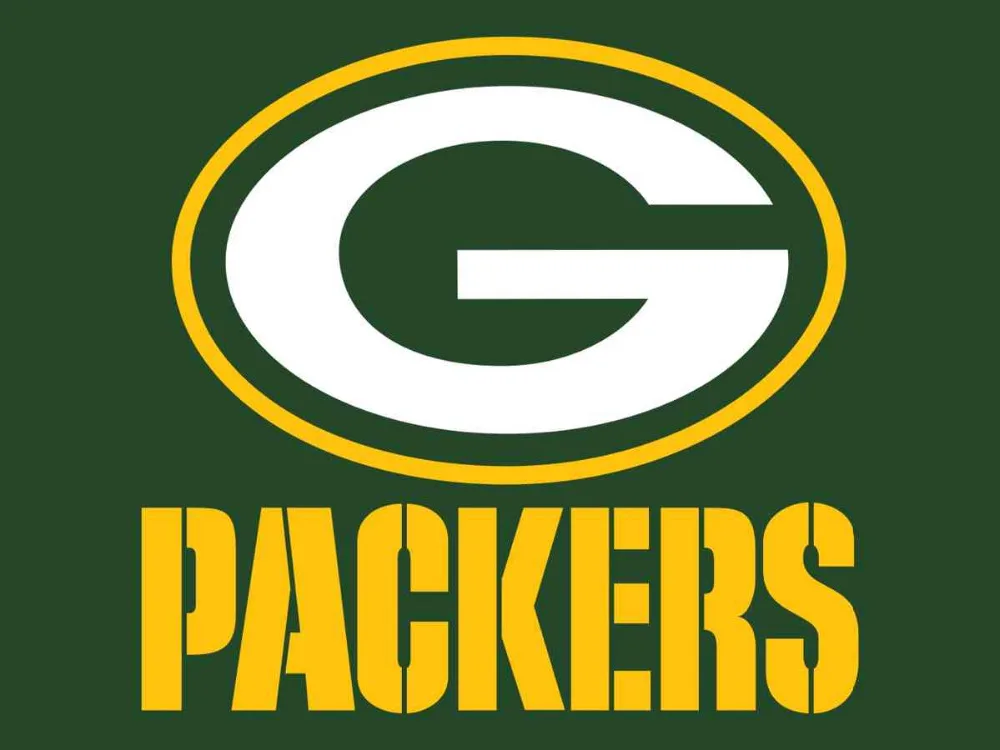 Green Bay Packers флаг большой логотип Открытый 3' х 5' баннер латунь металлические