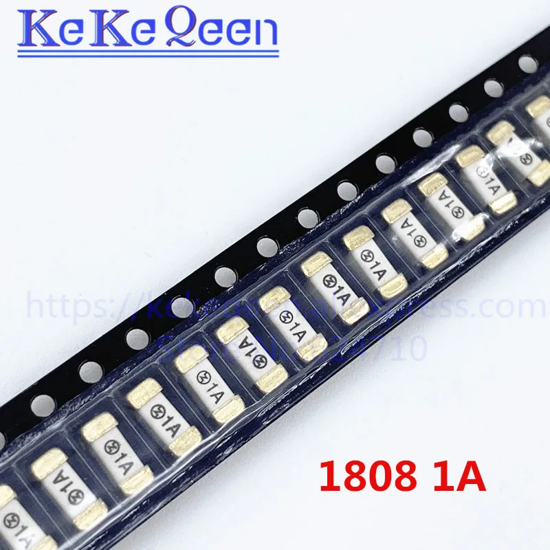 100 шт. 1808 125V 0451 SMD плавкий предохранитель 0.25A 0.5A 0.75A 1A 2A 3A 4A 5A 6.3A 8A 10A 12A 15A 20A 500MA 750MA