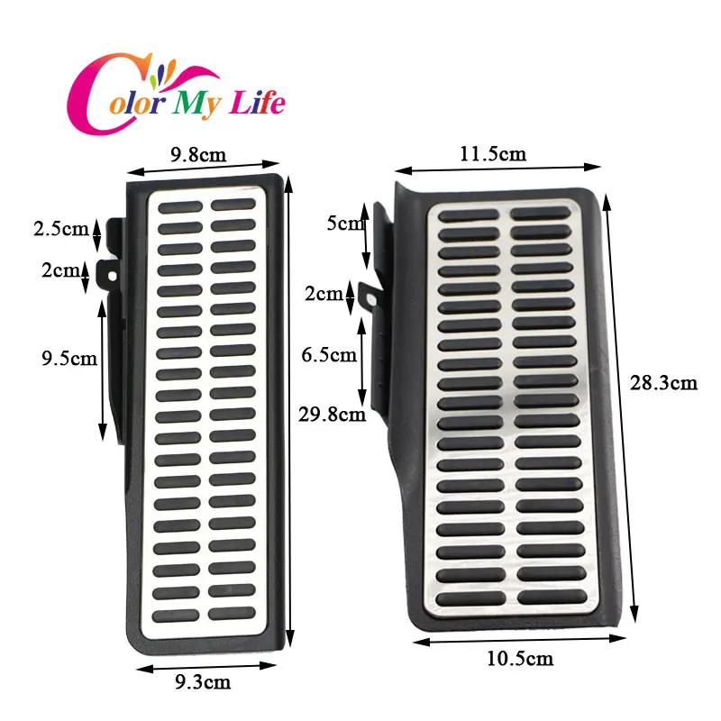 

1 Piece Stainless Steel FootRest Rest Pedal for Volkswagen Vw Golf 5 6 Jetta MK5 Scirocco TIGUAN Touareg Skoda Octavia A5 Parts
