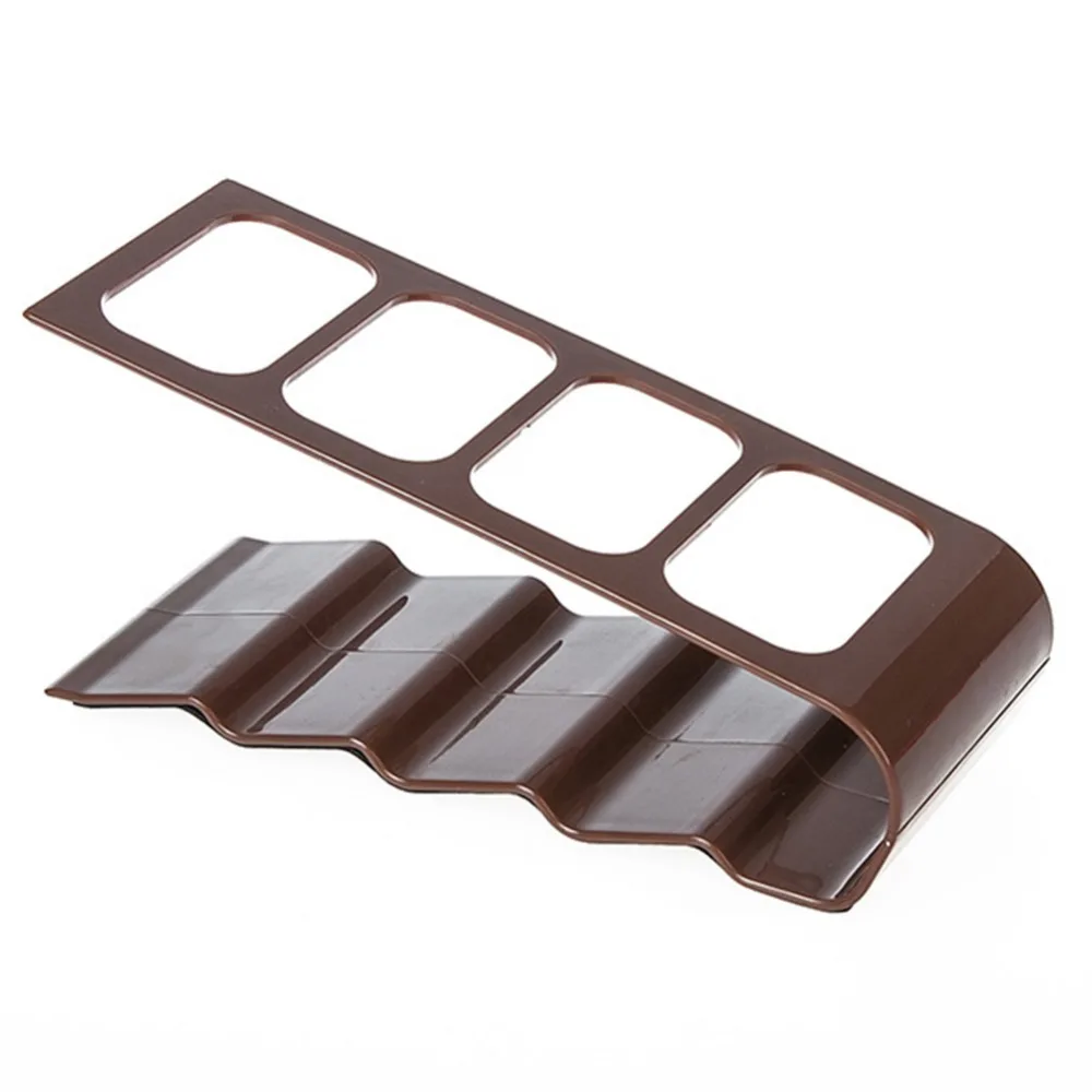 4 Grid Remote Controller VCR TV DVD Step Mobile Phone Storage Rack Iron Desktop Stationery Holder For Home Supplier | Дом и сад