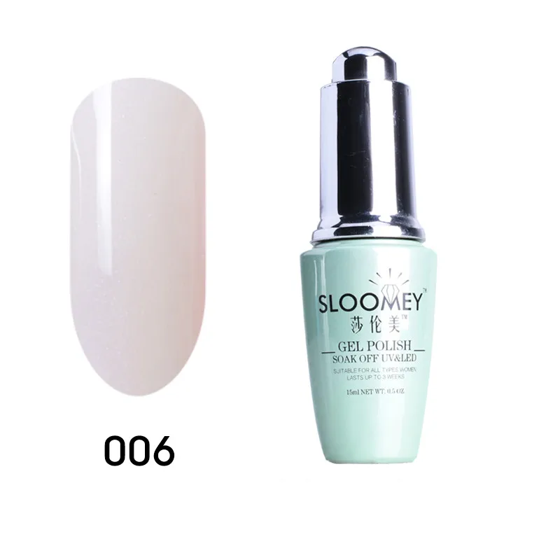 15ml SLOOMEY 15 мл молочно-белый гель лак для ногтей 316 цветов УФ-гель для ногтей стойкий маникюр гель лак - Цвет: 15ml
