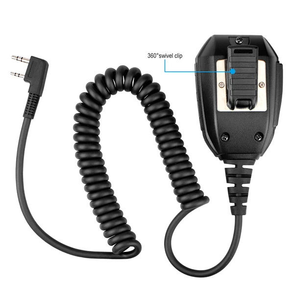 Retevis RS-113 удобный динамик микрофон 2000D кевларовый кабель для Kenwood Baofeng UV5R UV82 H777 RT21 RT22 RT3 RT5R рация
