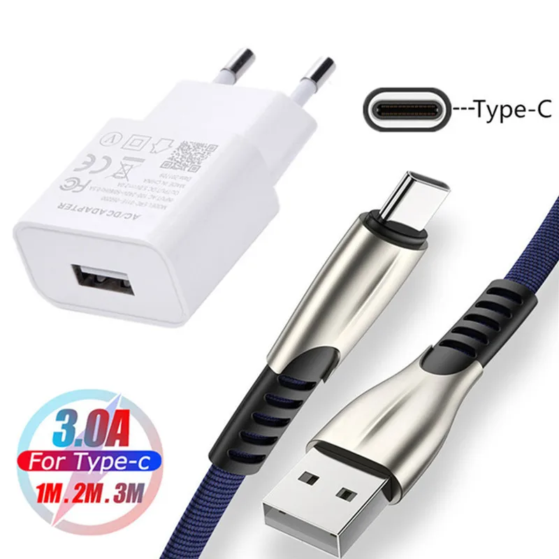 USB адаптер для быстрой зарядки Samsung galaxy Xcover 4s Note 10 S10e A50 LG G6 Motorola One Vision|Зарядные