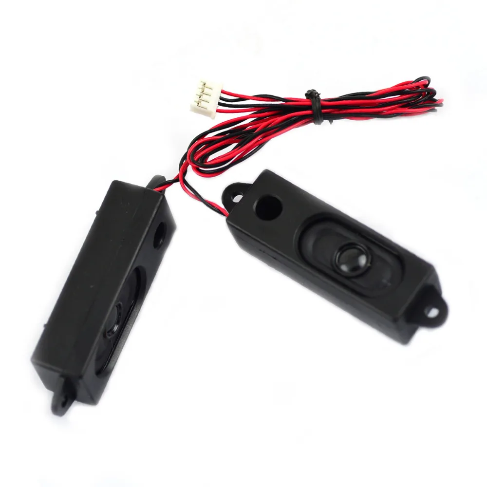 8ohm 2W динамик для ЖК-телевизора-черный(66 мм х 18 мм/2 шт