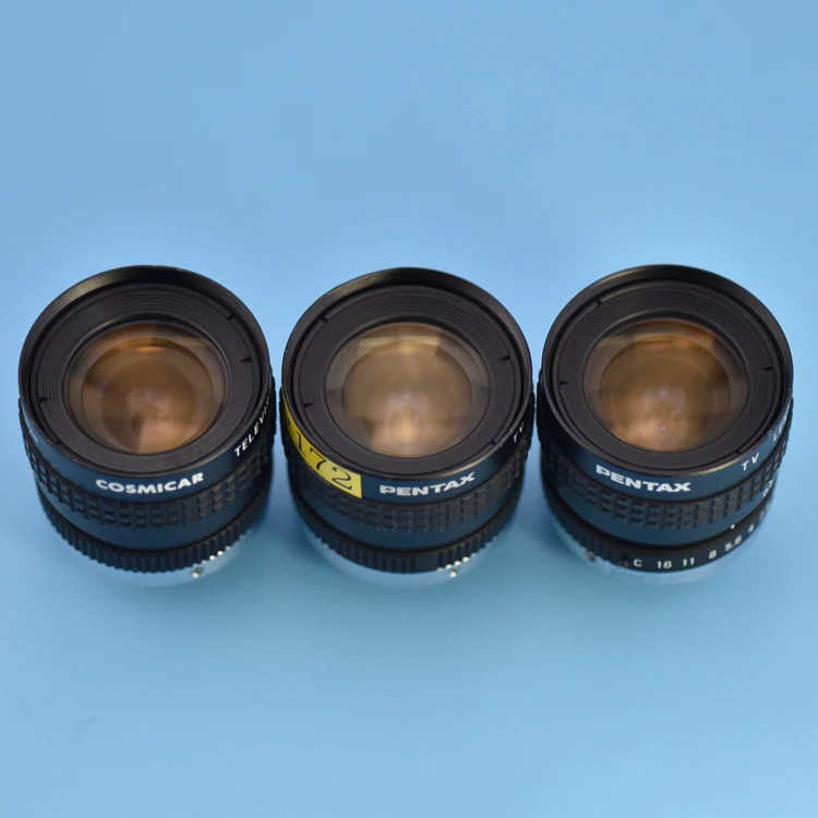 Подержанный оригинальный PENTAX/COSMICAR 8 5 мм 1:1.5 объектив CCTV промышленный для