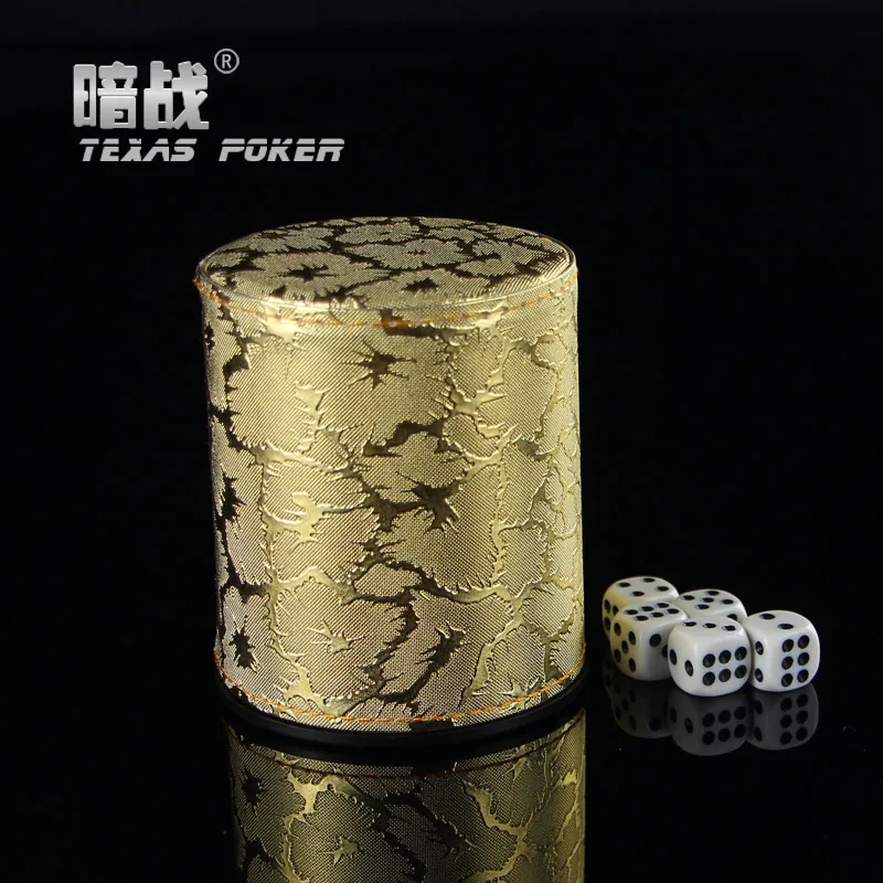 Пластиковый и искусственный кожаный стакан для игральных костей | Спорт