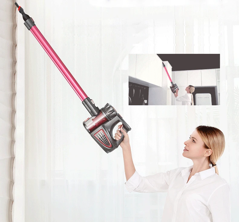 Handheld Wireless Vacuum Cleaner Household High Suction Mute Charging Detachment Machine Cordless Machine