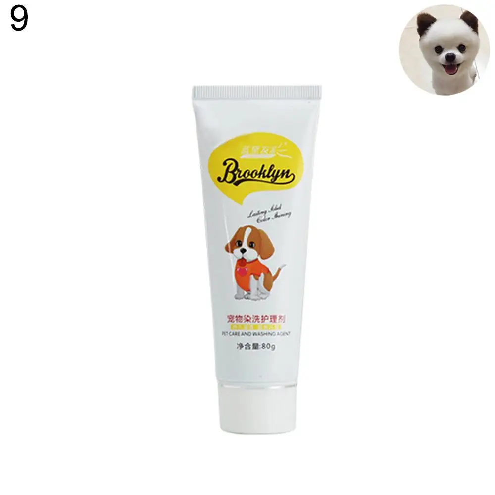 Chocolate Brown Горячая распродажа! 80 г краситель для домашних животных, собак, кошек, животных, красящий пигмент для окрашивания волос красящий пигмент - Цвет: Chocolate Brown