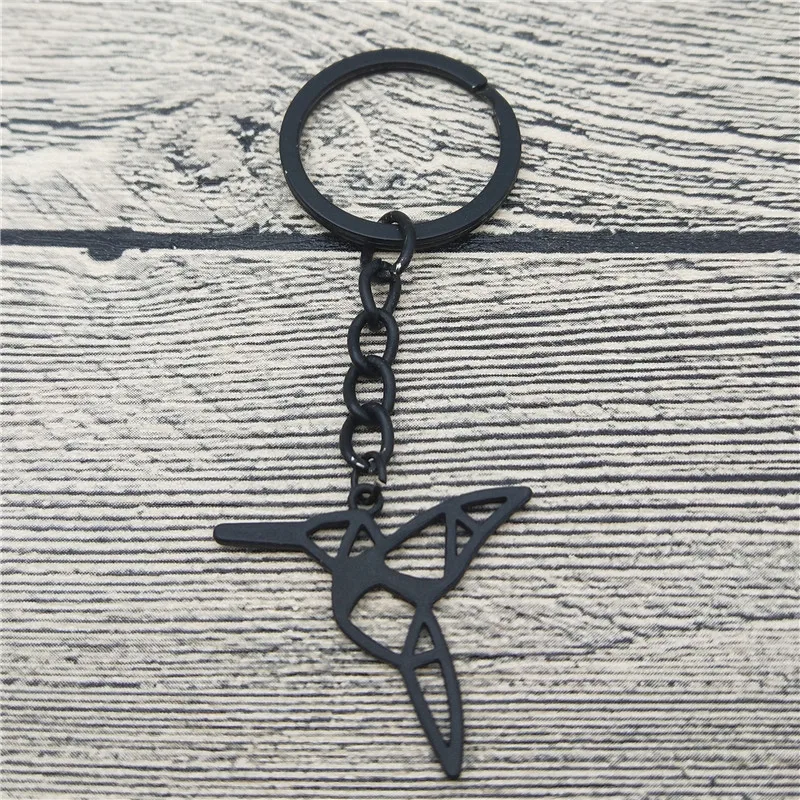 Новинка брелок для ключей с колибри в оригами модные украшения домашних животных