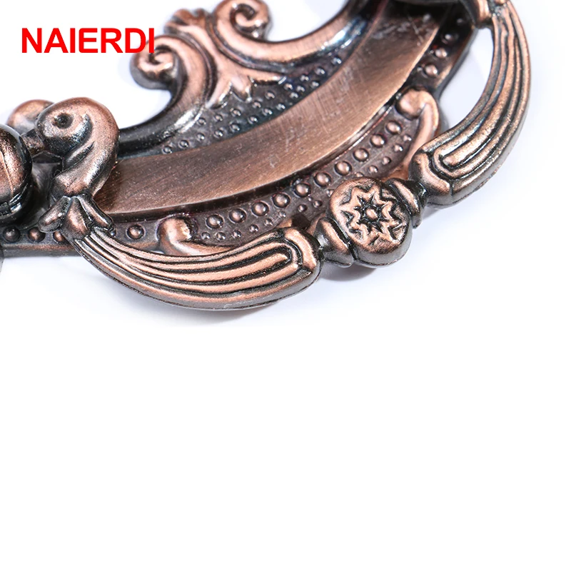 NAIERDI бронзовые европейские ручки для кухонного шкафа дверного выдвижные ящики