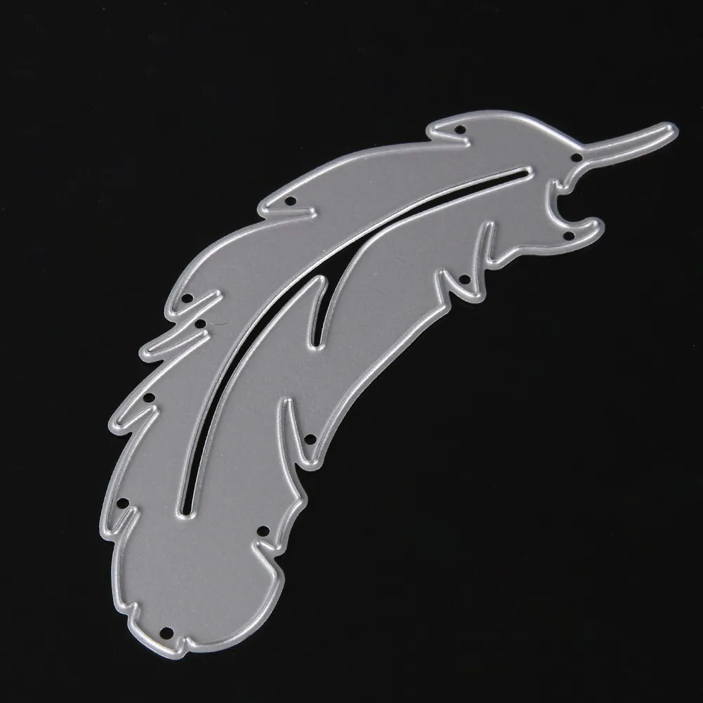 2 шт. металлические перышки трафареты DIY рельефное тиснение для скрапбукинга