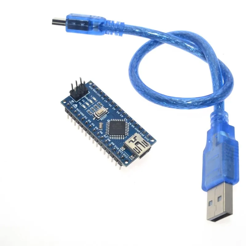 SUQ для контроллера Arduino Nano V3.0 ATMEGA328P ATMEGA328 оригинальный CH340 + USB кабель|cable usb|cable usb