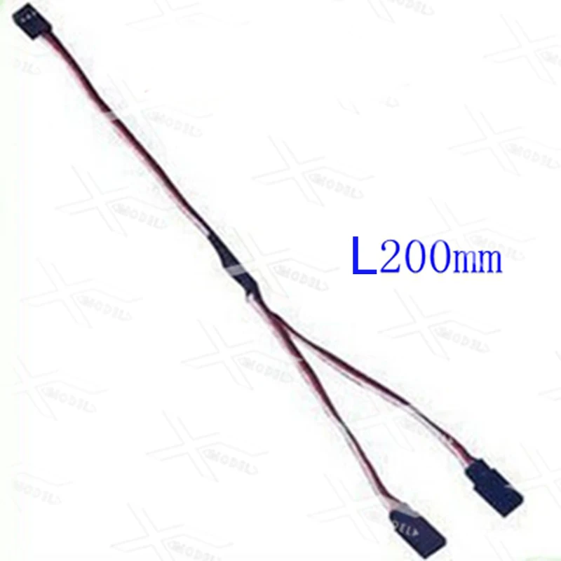 8PCS Remote Control Boat Model DIY Accessories Steering Gear Extension Line Length 200mm Y Shape Servo Cable Wire | Игрушки и хобби