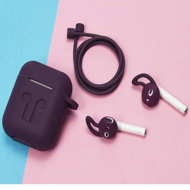 2019 Новинка 7в1 tws bluetooth гарнитура силиконовый чехол беспроводные наушники защита