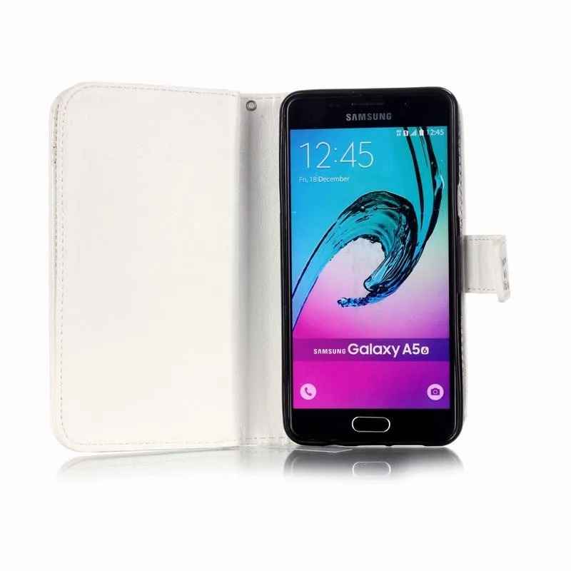 3D рельефный Чехол-книжка с бумажником для samsung Galaxy A3 чехол Роскошный кожаный чехол для телефона s samsung A3 6 чехол с цветами