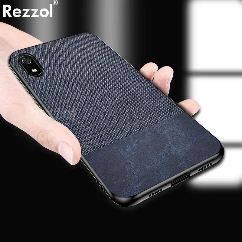 Чехол для Xiaomi redmi 7A тканевый силиконовый чехол-бампер из ТПУ жесткий
