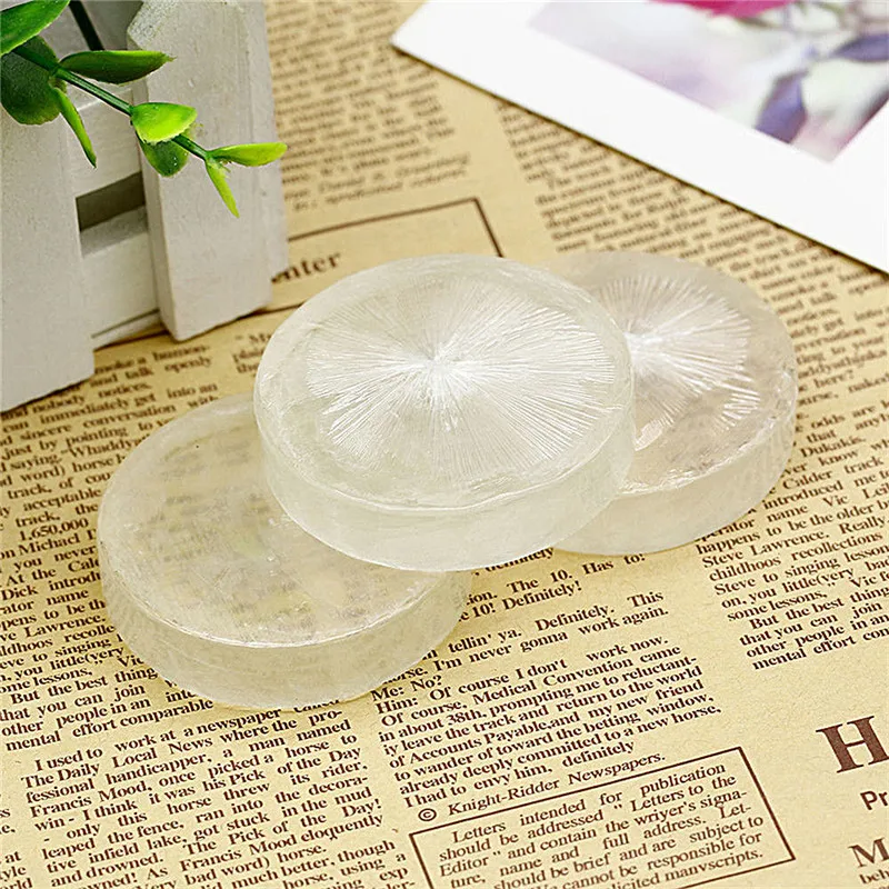 

1PC Handmade Natural Active Enzyme Skin Moist Crystal Soap Repair Whitening Soap Intimate Body Skin Private Parts Beauty