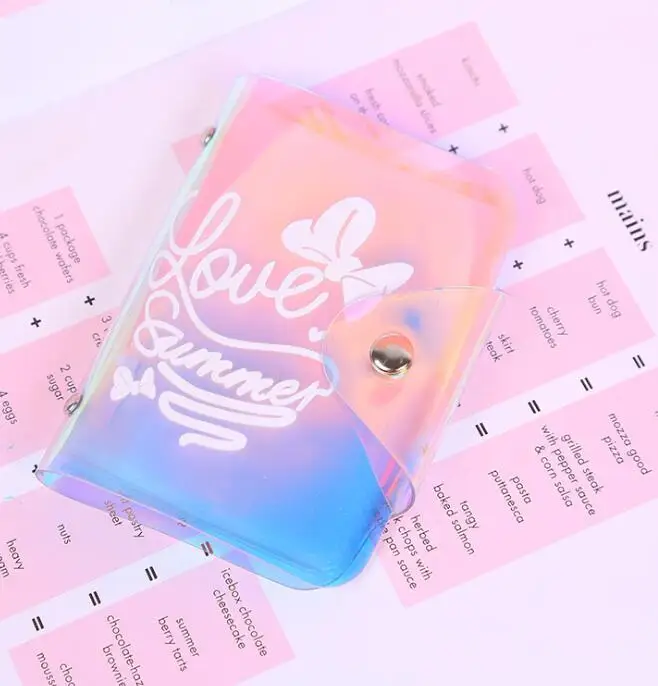 Style 2 E ETya для женщин Обложка для паспорта лазерный кредитный держатель для карт чехол ПВХ Водонепроницаемый Путешествия ID Бизнес защита кошелек Органайзер - Цвет: Style 2 E