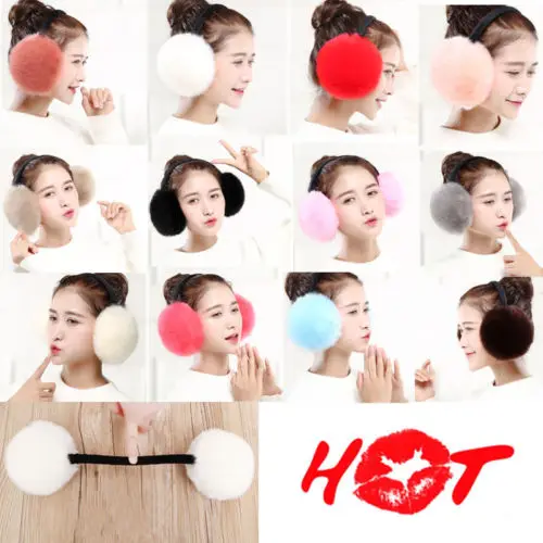 2017 Multi Цвет зима теплая Наушники для женщин уха грелки Для Обувь девочек наушники