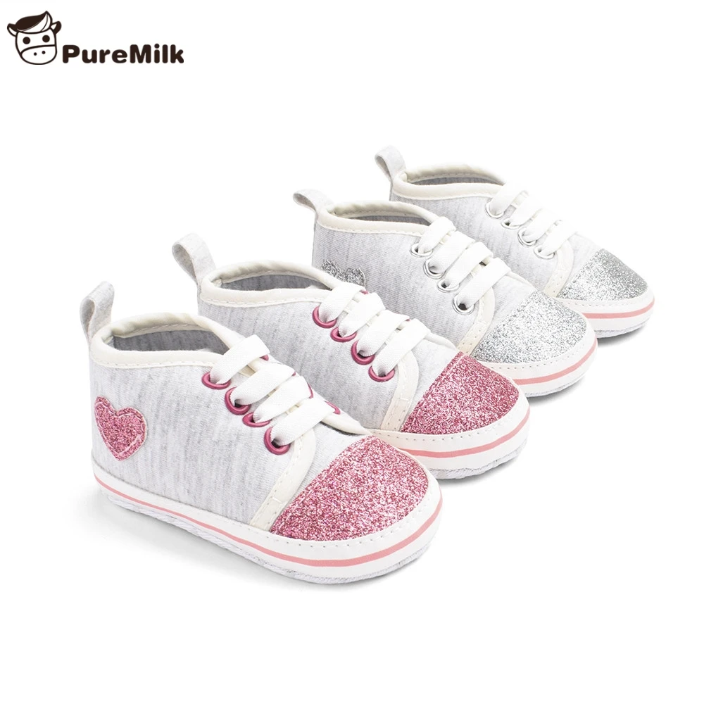 Детская обувь PureMilk модная новая для малышей детская цвет розовый белый младенцев