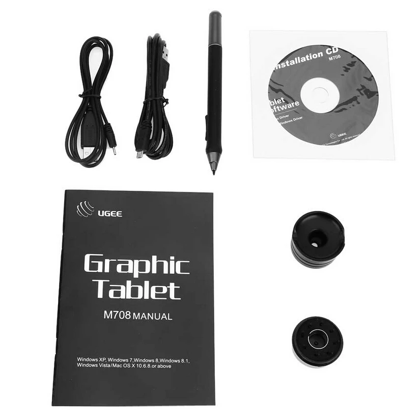 UGEE M708 8192 уровней 10x6 дюймов планшет для рисования цифровой планшет умный графический планшет ручка для рисования для письма живопись профессиональный дизайнер