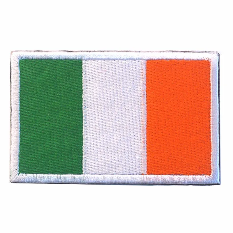 Вышитая эмблема Ireland Национальный флаг вышивка с военной тематикой нашивка
