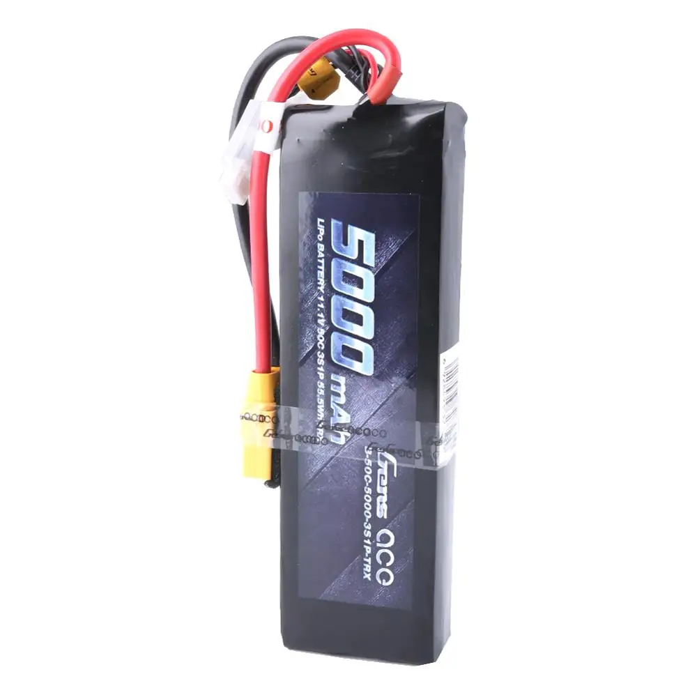 Gens ace Lipo аккумулятор 11,1 V 5000mAh Lipo 3S аккумулятор 50C TRX XT90 вилка батарея для Slash VXL Slash 4x4 VXL E-Maxx бесщеточный