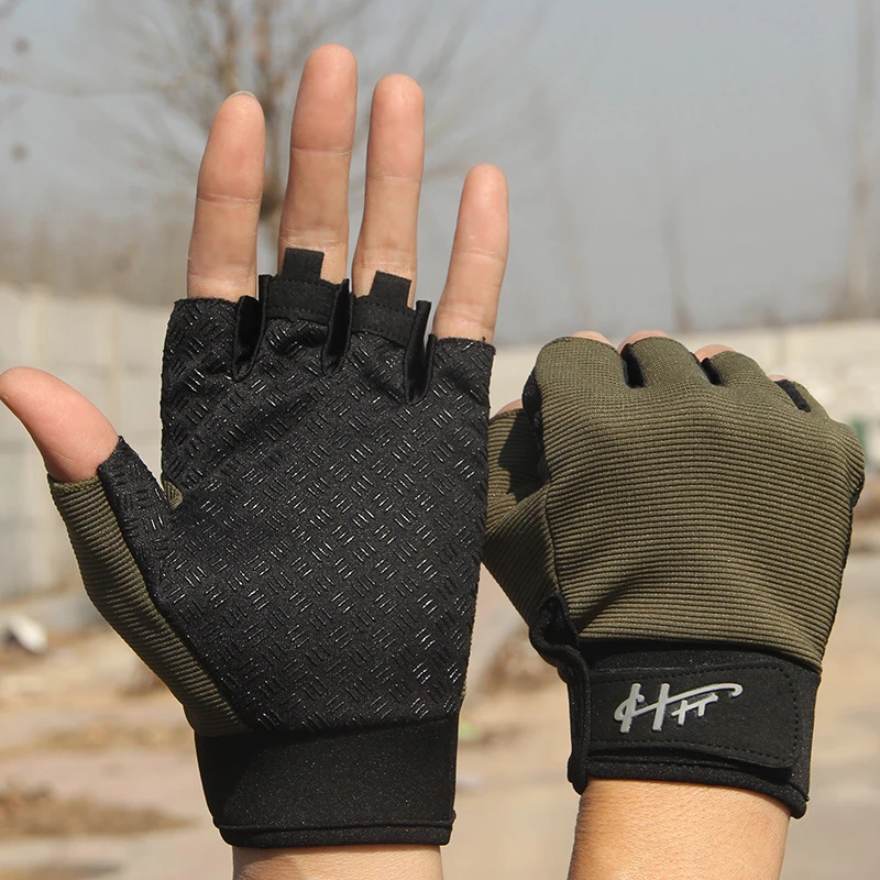 Мужские Военные перчатки без пальцев Тактические Перчатки для фитнеса мужские