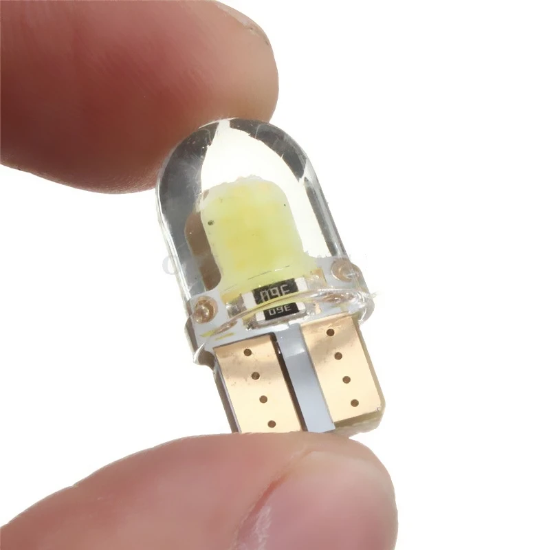 Низкое энергопотребление 10 шт. T10 W5W COB 8 SMD светодиодная Canbus фонарь для номерного